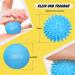 Resulting Lacrosse & Hedgehog Ball Massage Set for Plantar Fasciitis | Deep Tissue Foot & Trigger Point Relief - Blue - Buy Online on GoSupps.com