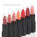 Luxury by Sofia All Natural Semi Matte Lipstick - Moisturizing & Non Toxic Lip Color | Vegan & Long Lasting Makeup for Women (7 Shades) - Buy Online on GoSupps.com