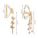 Large Metal Butterfly Hair Claw Clips for Women Girls - Pack of 2 Crystal Tassel - Nonslip Hair Clips for Thick Thin Hair - Buy Online on GoSupps.com