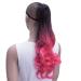 IMISSU Long Curly Ombre Pink Claw Ponytail Hair Extensions | Clip-in Hairpiece for Stunning Styles - Buy Online on GoSupps.com