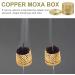 Gatuida Braces 10pcs - Premium Smoker Tool & Moxibustion Copper Stand | Hyperthermia Treatment | 3.5x3.5cm Golden - Buy Online on GoSupps.com
