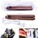 20W Brown Mini Ceramic Flat Iron & Curler - Travel-Friendly Hair Straightener for Perfect Styles - Buy Online on GoSupps.com