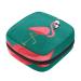 Flamingo Wear Sunglass Sanitary Napkin Storage Bag Menstrual Pad Bag Portable Nylon Oxford Cloth Menstrual Cup Pouch with Zipper for Teen Girls Women Ladies Multicoloured 16