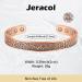 Jeracol Copper Magnetic Tree of Life Bracelet | Adjustable 100% Solid Copper Cuff Bangle with 12 Magnets | Men Women's Brazaletes | Gift Box Included - Buy Online on GoSupps.com