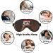 French Fashion Model Ferrets Print Eye Mask - Soft Double-Sided Light Blocking for Better Sleep Quality - Shop Internationally - Buy Online on GoSupps.com