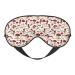 Mushroom Print Sleep Masks Comfortable & Super Soft Eye Mask with Adjustable Strapsoft Filling Lightweight for Home Or Travel Use
