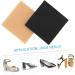 USHOBE 8 Pcs High Heels Rubber Sole Protectors & Shoe Stickers - Heel Repair & Grip Supplies in Black Khaki - Women's High Heel Caps & Nails - Buy Online on GoSupps.com