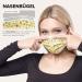Big Smiley 50 Piece Disposable Face Masks | Made in Germany | CE Certified | Triple Layer Filtration | Elastic Earloops | Breathable | Type IIR - Adults - Buy Online on GoSupps.com