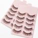 Red Ember Natural Faux Mink Eyelashes - 10 Pairs of Wispy Fluffy 3D Effect Reusable Strip Lashes for a Supernatural Look - Buy Online on GoSupps.com