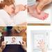 Bizcasa Baby Footprint Set & Handprint Frame - 3 in 1 Baby Picture Frame for Photos Gifts & Keepsakes | Perfect Baby Shower & Newborn Gift - Buy Online on GoSupps.com