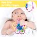 Zooawa Bite Ring for Babies - Food-Grade 360 Rotating BPA-Free Teething Toy | Soft TPU Multi-Colored Teething Aid for Toddlers - Buy Online on GoSupps.com