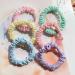 SHTGOI 5 Pieces Women's Hair Scrunchies Satin Silk Scrunchies Colourful Hair Bands Elastic Bands Ponytail Holder Thin Cable Scrunchie Hair Accessories Set for Girls Women Ponytail Mixed Colours One Size Mixed colours - Buy Online on GoSupps.com