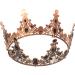 Lurrose Womens Headbands 1Pc Baroque Vintage Round Tiara Rhinestone Black for Halloween Party Black Scrunchies - Buy Online on GoSupps.com