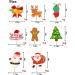 Boweurois 32Pcs Merry Christmas Cupcake Toppers Winter Christmas Birthday Party Decorations for Girls Boys Cute Christmas Cake Decorations Christmas Baby Shower Party Supplies - Buy Online on GoSupps.com