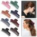 Large Matte Hair Claw Clips - 8 Color Options - 4.3 Inch Nonslip Hair Clamps for Women and Thinner Hair Styling - Buy Online on GoSupps.com