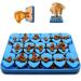 WUBAYI Licky Mats for Dogs Feeding Mats for Dogs Snuffle Mat Wet Food Lick Mat Pad with Suction Cup Encourages Natural Foraging Skill for Dogs and Cats (Blue)