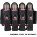 Empire Omega Paintball 4 Pod Harness with Hook & Loop Strap Pack - Black/Pink - Buy Online on GoSupps.com