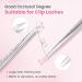 Beauty7 Eyelash Tweezers Stainless Steel Sharp Tips for Semi-Perm Lash Extension Color Silver Silver03 - Buy Online on GoSupps.com