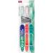 GUM Technique Daily Clean Toothbrush with Quad-Grip Handle & Stay Clean Cap Compact Head & Soft Bristles 3 Toothbrushes Multicoloured Daily Clean 1 count (Pack of 3) - Buy Online on GoSupps.com