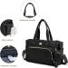 Large Diaper Bag Tote with Changing Pad and Pacifier Bag - Black - Buy Online on GoSupps.com