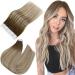 Easyouth Balayage Tape in Hair Extensions 24 Inch 50g 20Pcs Tape in Human Hair Dark Brown to Light Brown and Medium Blonde Ombre Hair Tape in Extensions Seamless 24 Inch #3/8/22