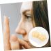 HOMSFOU 3pcs Contact Lens Case with Mirror - Portable Plastic Travel Foil Crystal - Yellow - 7x4.5x2.5CM | Buy Internationally - Buy Online on GoSupps.com