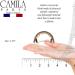 Camila Paris CP3235 French Hair Barrette - Brown/Red/Gold | Strong Hold Hair Ponytail Holder for Women| No Slip Styling Hair Clips | Made in France - Buy Online on GoSupps.com