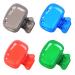 4 Pack Travel Toothbrush Head Covers Toothbrush Protector Cap Brush Pod Case Protective Portable Plastic Clip for Household Travel, Camping, Bathroom, School, Business Red, Blue, Green, Grey Toothbrush Head Cover Cap