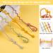 Shop 4 PCS Adjustable Silicone Pacifier Chain | BPA-Free Stroller Toy Strap in 4 Colors - International Shipping Available! - Buy Online on GoSupps.com