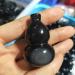 Natural Silver Obsidian Gourd fengshui Reiki Crystals Stones Home Decor Art Collection Gift - (Size: 4-4.5cm) - Buy Online on GoSupps.com