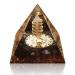 Amethyst Obsidian Orgonite Pyramids Healing Crystal Chakra Orgon Pyramid Energy Generator For Meditation Yoga Anxiety Sleep Abundance Success Positive Energy