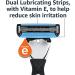 Solimo Men's 3-Blade Razor Refills - Dual Lubrication, 12 Cartridges - Fits Solimo Razor Handles - 12 Count - Buy Online on GoSupps.com