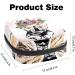 Portable Storage Bags for Women's Bandages - Hand-Drawn Pug Design with Flowers | Multi-Color Menstrual Sheet Holder & Tampon Organizer - Buy Online on GoSupps.com