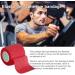Waterproof Elastic Bandage Wrap - Sports Athletic Tape for Wrist & Ankle Sprains | 1pc Red - Best First Aid Solution - Buy Online on GoSupps.com