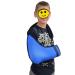 4DflexiSPORT Arm Sling Adult - Easy Fit Cooling Fabric - S Blue/Navy Trim - Fits Left or Right Arm - Buy Online on GoSupps.com