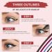 Winged Colored Eyeliners Set - 5 Colors Liquid & Pencil Stamps for All Eye Shapes | Waterproof Cat Eye Liners for Women - Buy Online on GoSupps.com