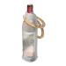 YANIYA Trendy Beverage Bag Expandable Mesh Pocket Wine Portable Insulation Cup Bag Water Bottle Holder Handwoven Gift Water Bottle Insulation Bag Brown