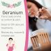 Sensoli Geranium Essential Oil 10ml - Pure & Natural Aromatherapy Diffuser Oil - Buy Online on GoSupps.com