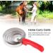 GOTOTOP Metal Curry Comb Horses with Soft Hand Grip Stainless Steel Spiral Curry Comb Fur Remover Scraper Livestock Itching Brush Clean Brushes for Cows - Buy Online on GoSupps.com