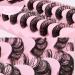 10 Pairs False Eyelashes Russian Strip Lashes False Eyelashes Natural Fluffy Wispy 3D Curly Soft Reusable Strip Lashes Extensions Thick black - Buy Online on GoSupps.com