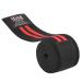 Taipan 72 Heavy Duty Knee Wraps for Weightlifting - Joint Stability & Injury Prevention -Compression Support for Cross Training & WODs - Black/Red - Buy Online on GoSupps.com