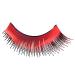 Eulenspiegel 000069 - Artificial eyelashes metallic red 1 ml special eyelash glue instructions for carnival theme party