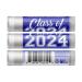 Class of 2024 Graduation Lip Balm - Blue - Set of Three | Perfect Gift for Graduates | Shop Internationally - Buy Online on GoSupps.com