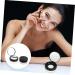 FOYTOKI 2pcs Elastic Mesh Loose Powder Box DIY Powder Case Travel Powder Case Makeup Powder Case Abs Black - Buy Online on GoSupps.com