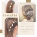 Iaceble Rhinestone Pearl Hair Clip - Vintage Crystal Barrette for Women and Girls - Bridal Hair Accessory (Silver) - Buy Online on GoSupps.com