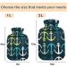 Naanle Cartoon Anchor Hot Water Bottle - 2L Transparent Design for Bed Hand & Foot Pain Relief | Heat & Cold Therapy - Buy Online on GoSupps.com