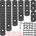 CRUSHUNT Picatinny Rail Set - Durable Polymer, Black Finish | 3-Slot to 13-Slot Options Available - Buy Online on GoSupps.com