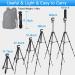 Lusweimi 60-Inch Camera Tripod for iPad Pro, iPhone & Tablet | iPad Pro 12.9 Compatible | Wireless Remote & Bag | Ideal for Vlog, Video & Photography - Buy Online on GoSupps.com