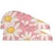 Buy Pink Daisy Hair Towel 2 Pack - Super Absorbent Quick Dry Hair Turbans for Women & Girls - Buy Online on GoSupps.com