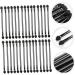 Baluue 90 Pcs Double Ended Eyeshadow Brush Sponges Makeup Cosmetic Tool Tipped Eye Black Artificial Fiber - Buy Online on GoSupps.com
